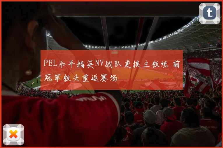 PEL和平精英NV战队更换主教练 前冠军教头重返赛场